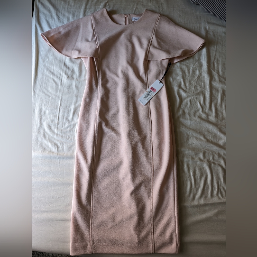 Calvin Klein Light Pink Midi Dress